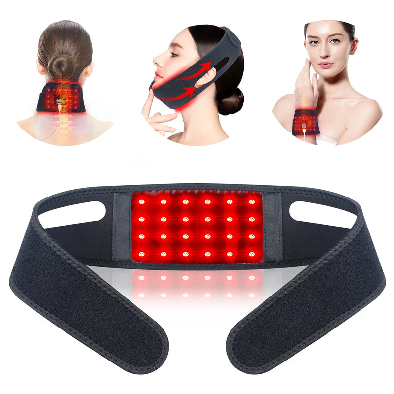 Astarexin 660nm and 850nm Red Light Therapy Neck Wrap