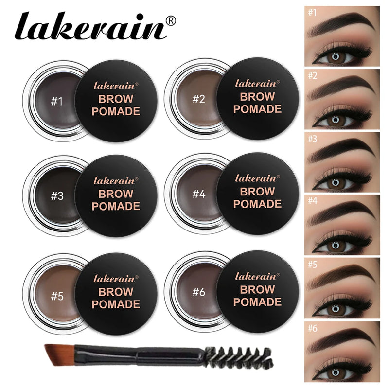 Waterproof Eyebrow Pomade with Brush