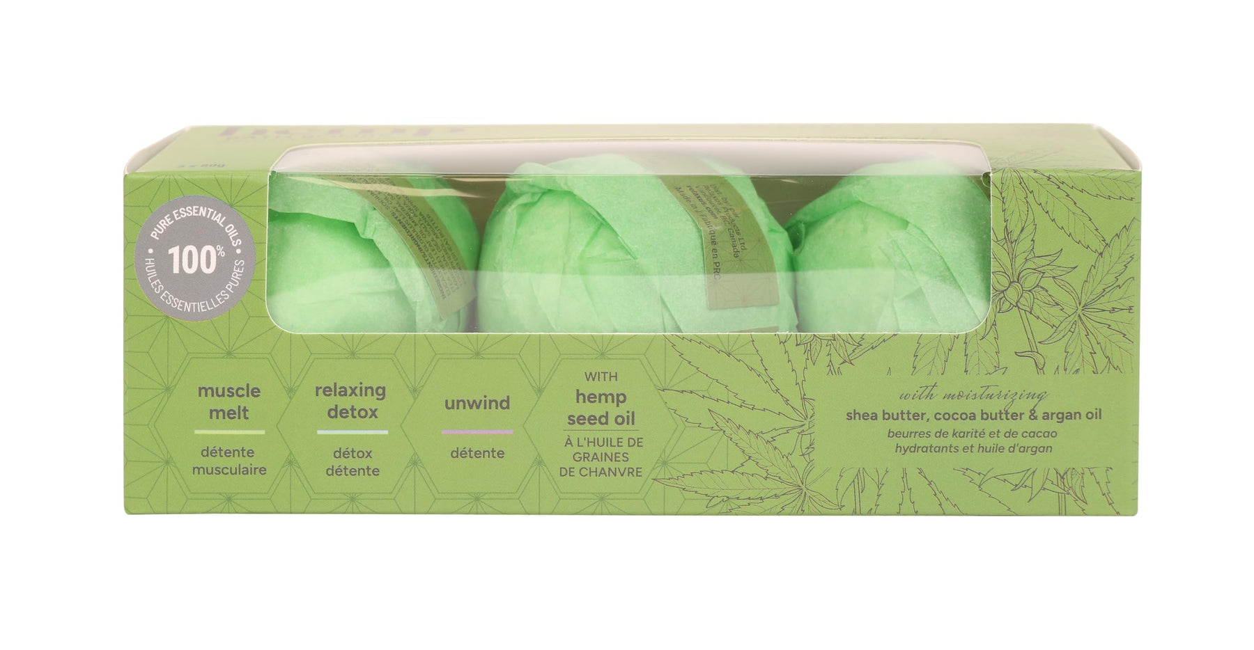 Hemp Essence Bath Bomb Giftset