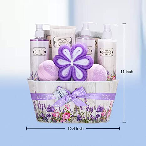 Body &amp; Earth Rosewater &amp; Lavender 10 Pieces Gift Set