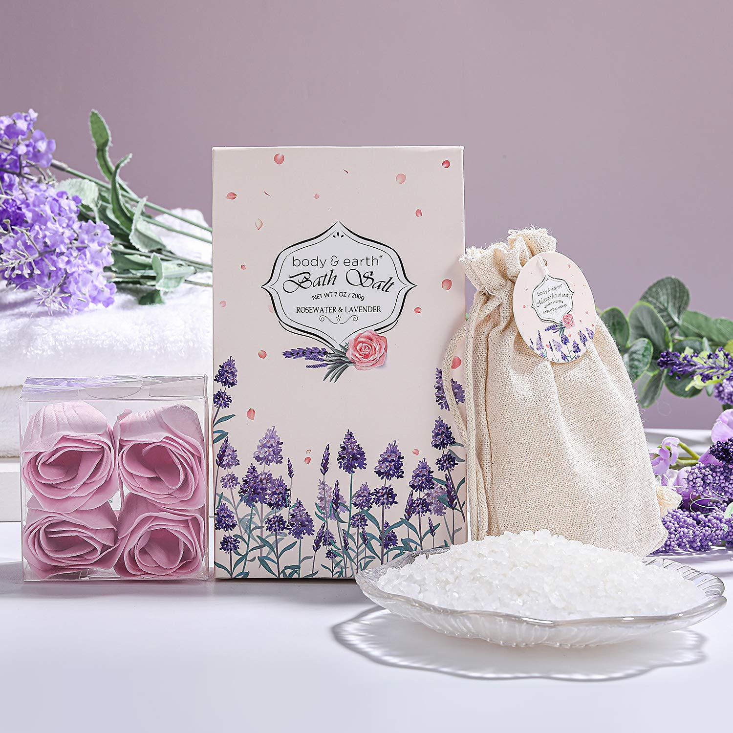 Rosewater & Lavender Bliss Spa Set