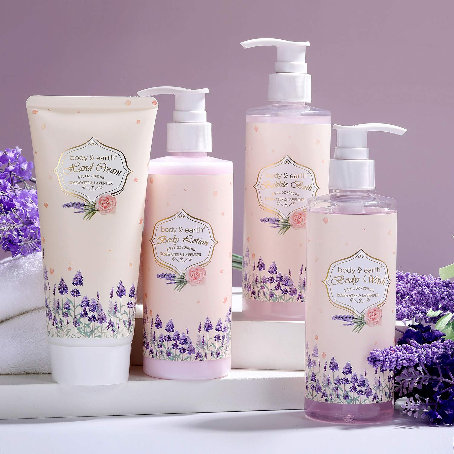Rosewater & Lavender Bliss Spa Set