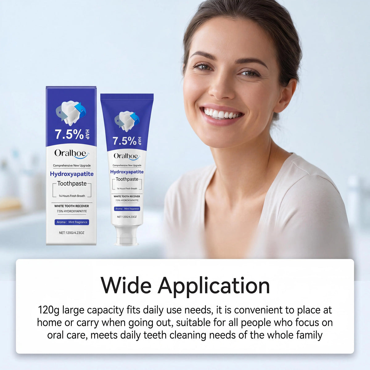 Oralhoe 7.5% Hydroxyapatite Toothpaste