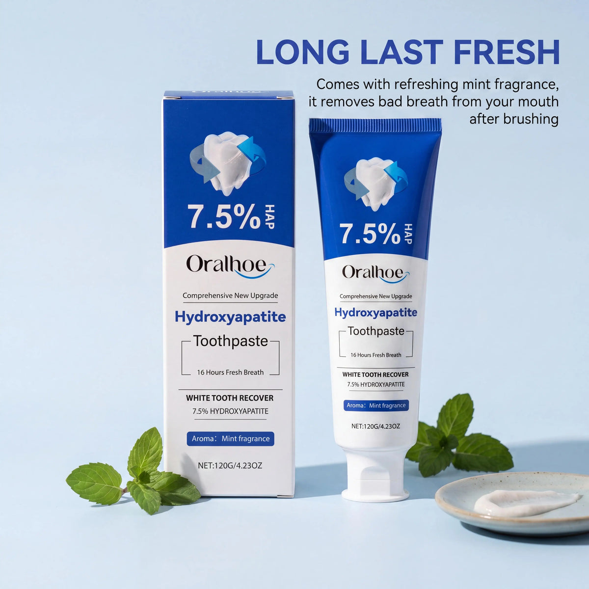 Oralhoe 7.5% Hydroxyapatite Toothpaste