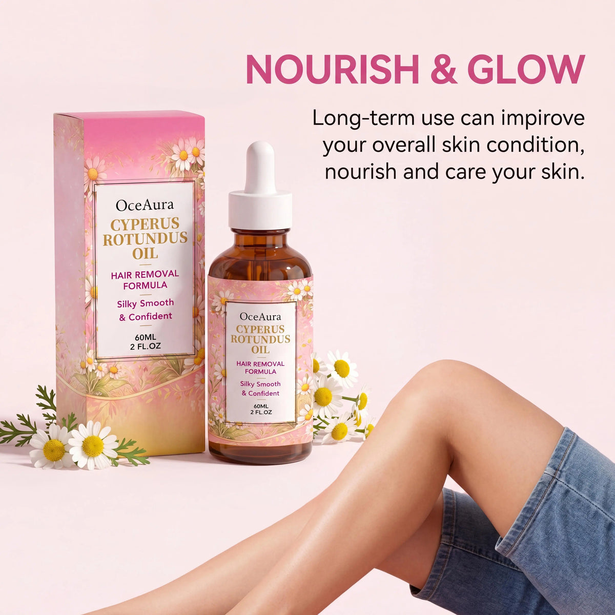 OceAura Rotundus Hair Removal Care Oil