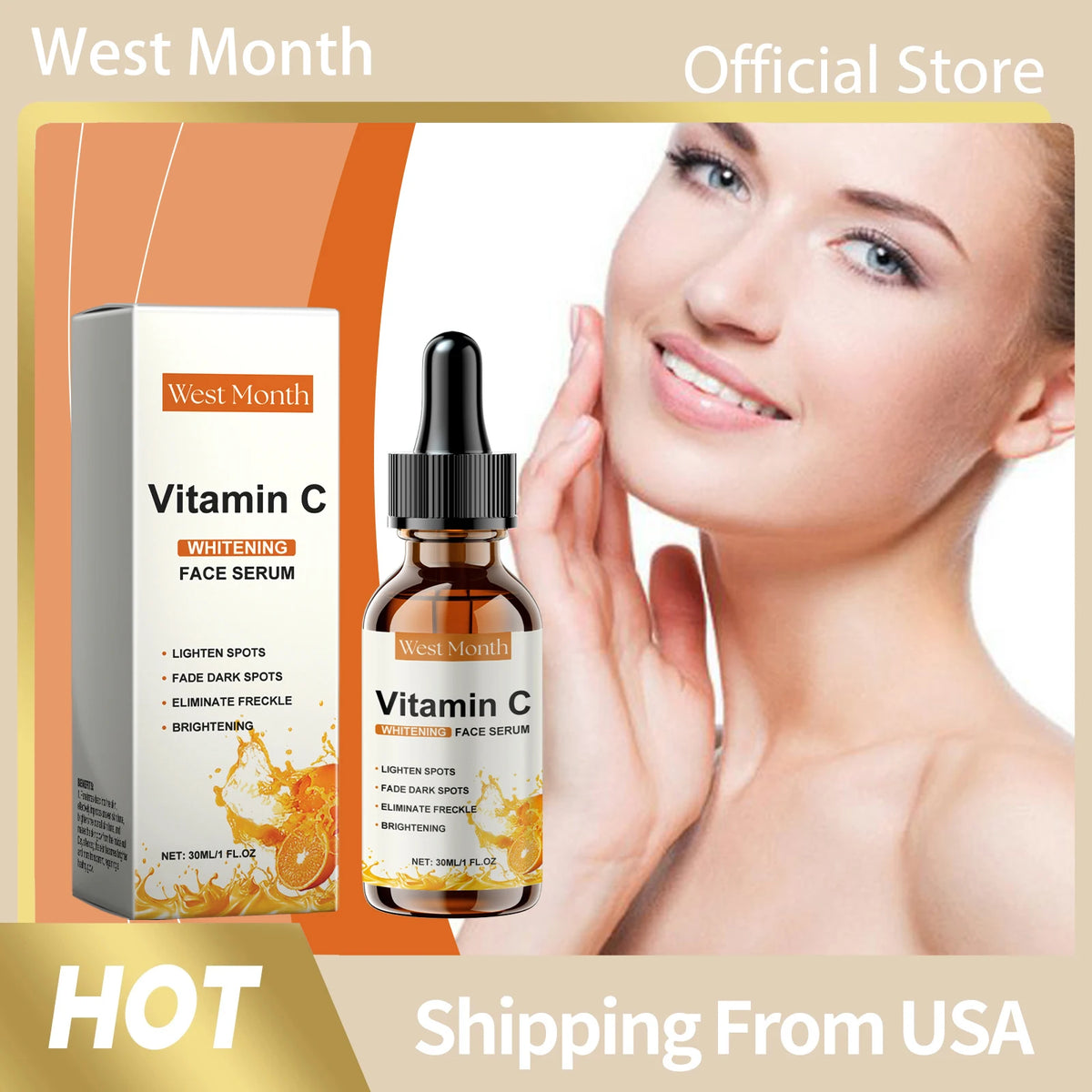 Vitamin C Facial Essence with Hyaluronic Acid