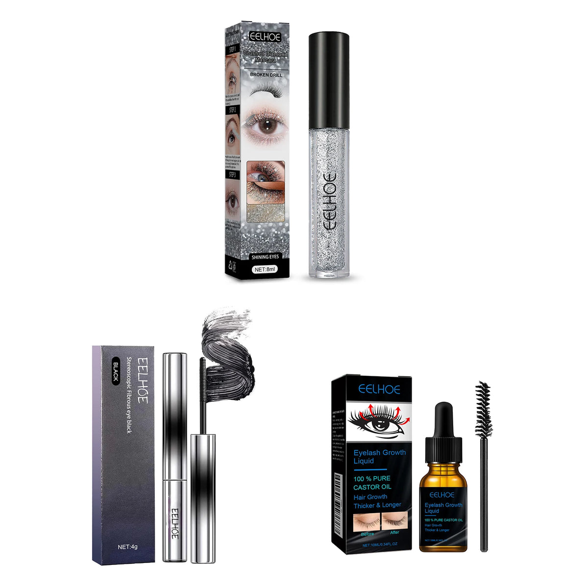 Eelhoe Castor Oil Eyelash and Eyebrow Serum