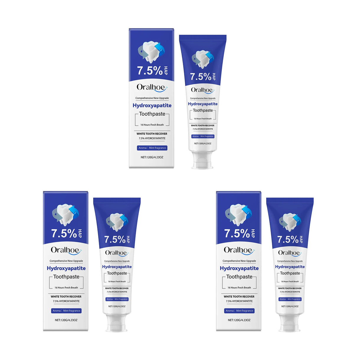 Oralhoe 7.5% Hydroxyapatite Toothpaste