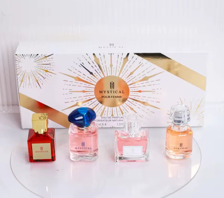 Mystical Perfume Gift Set for Women, 4-Piece Collection