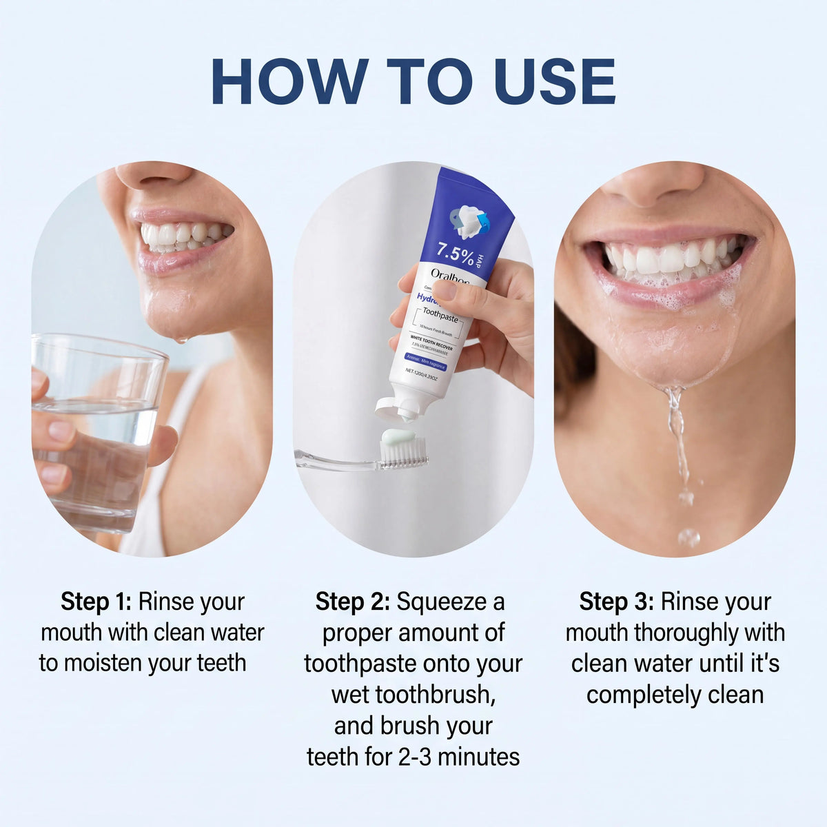 Oralhoe 7.5% Hydroxyapatite Toothpaste