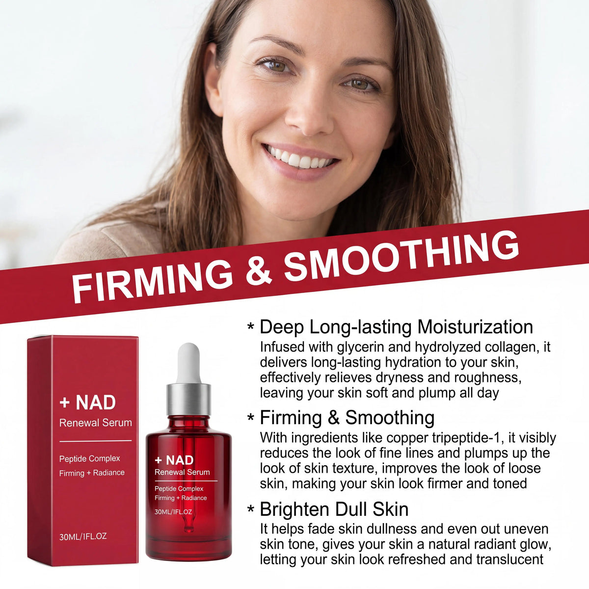 NAD Renewal Peptide Serum