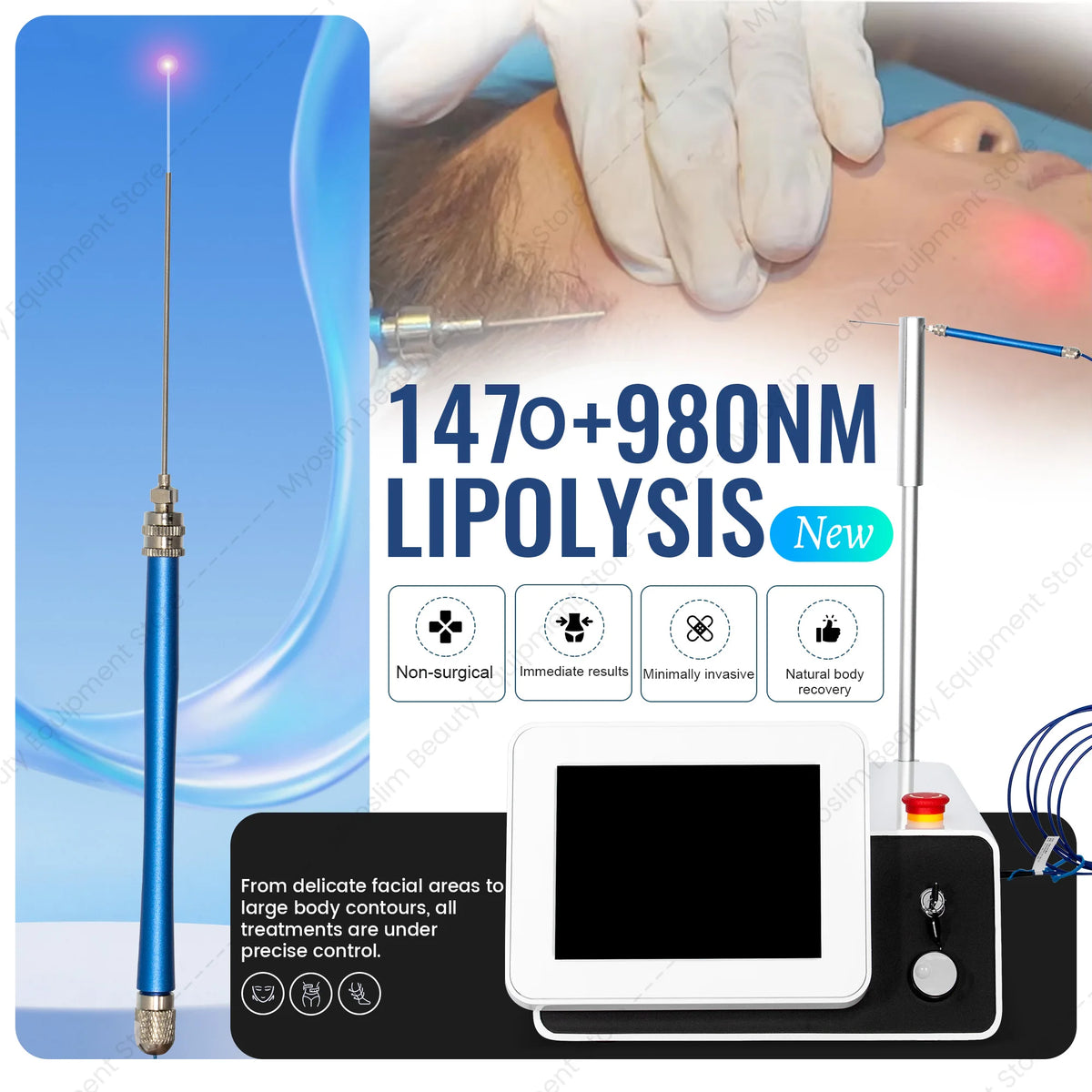MYOSLIM 980nm and 1470nm Dual-Wavelength Laser Device