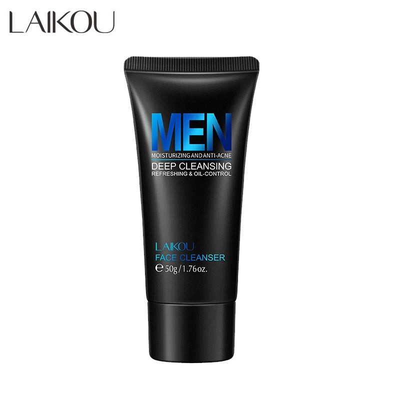 LAIKOU Men's Facial Cleanser, 50 g