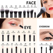 DUcare Makeup Brush Set, 8 to 32 Pieces