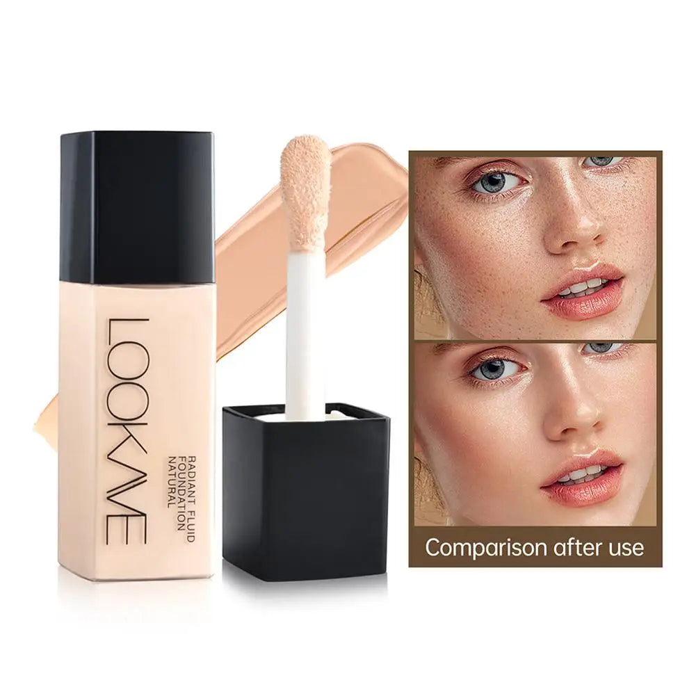 LOOKAVE Natural Matte Liquid Foundation, 21g