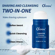 O'CHEAL Facial Cleansing and Shaving Gel Stick, 40g