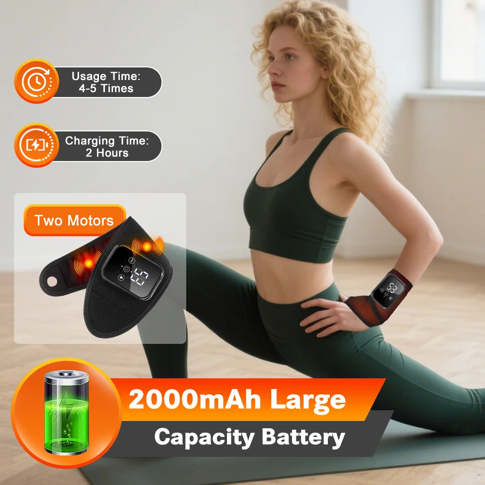Electric Heating Wrist Massager with Vibration