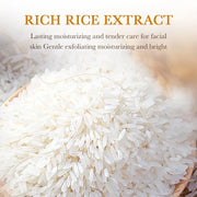 BIOAOUA Rice Foaming Facial Cleanser with Brush Head, 120 ml