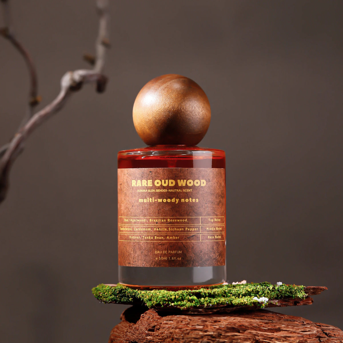 Rare Oud Unisex Woody Perfume, 50ml