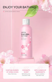 LAIKOU Sakura Shower Gel, 100ml or 200ml