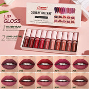 Velvet Lip Gloss and Lipstick Set