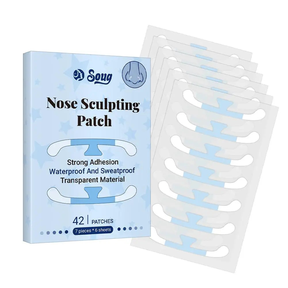 Nose Wing Shaping Stickers, 42 Pieces