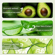 Avocado-Scented Makeup Removing Wipes, 80 Pieces