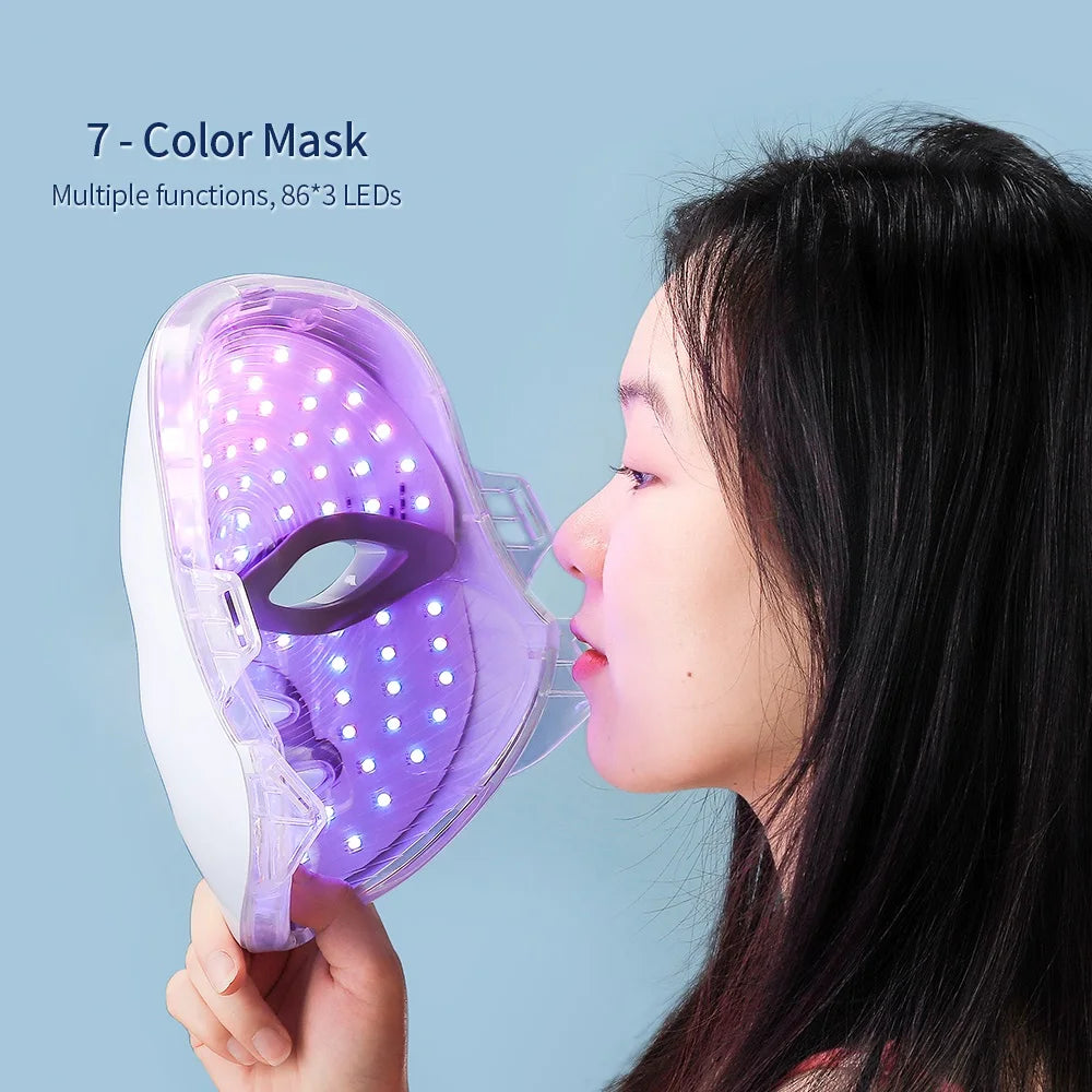 Foreverlily 7-Color LED Face and Neck Mask