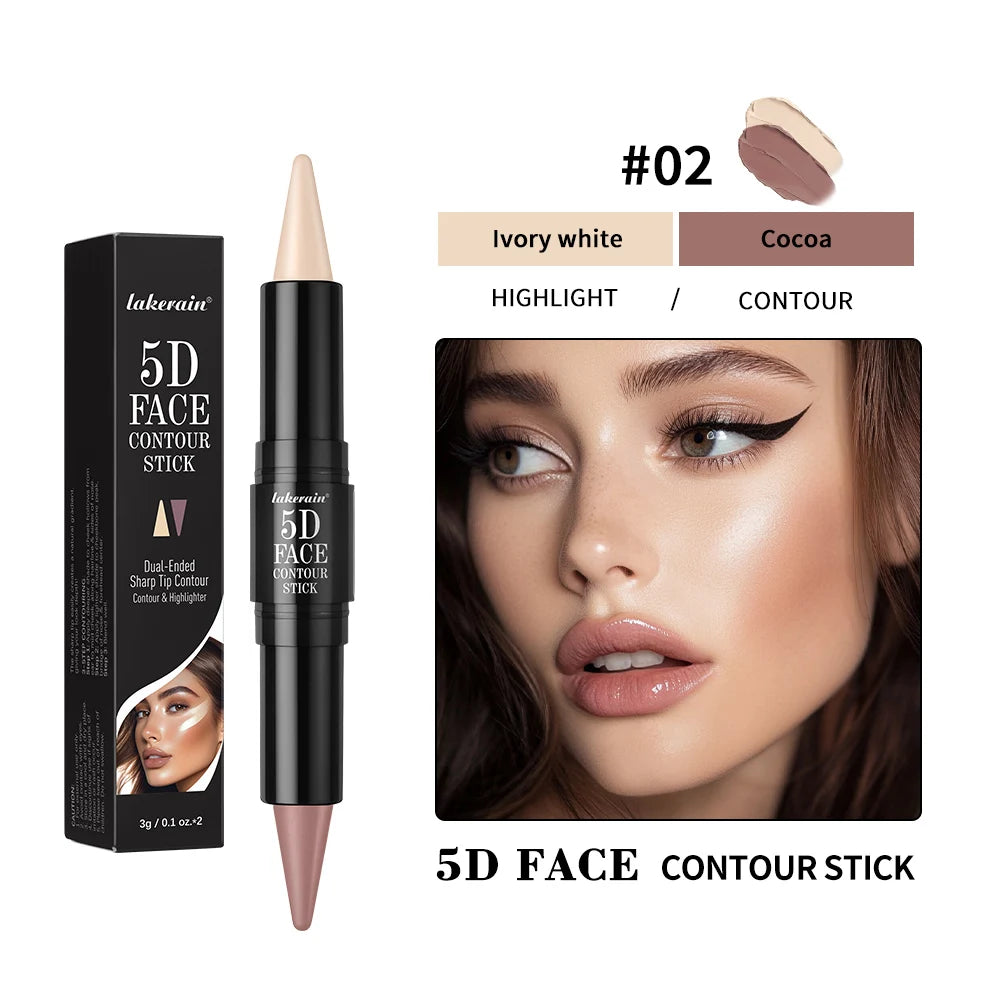 Dual-Ended Contour and Highlighter Stick