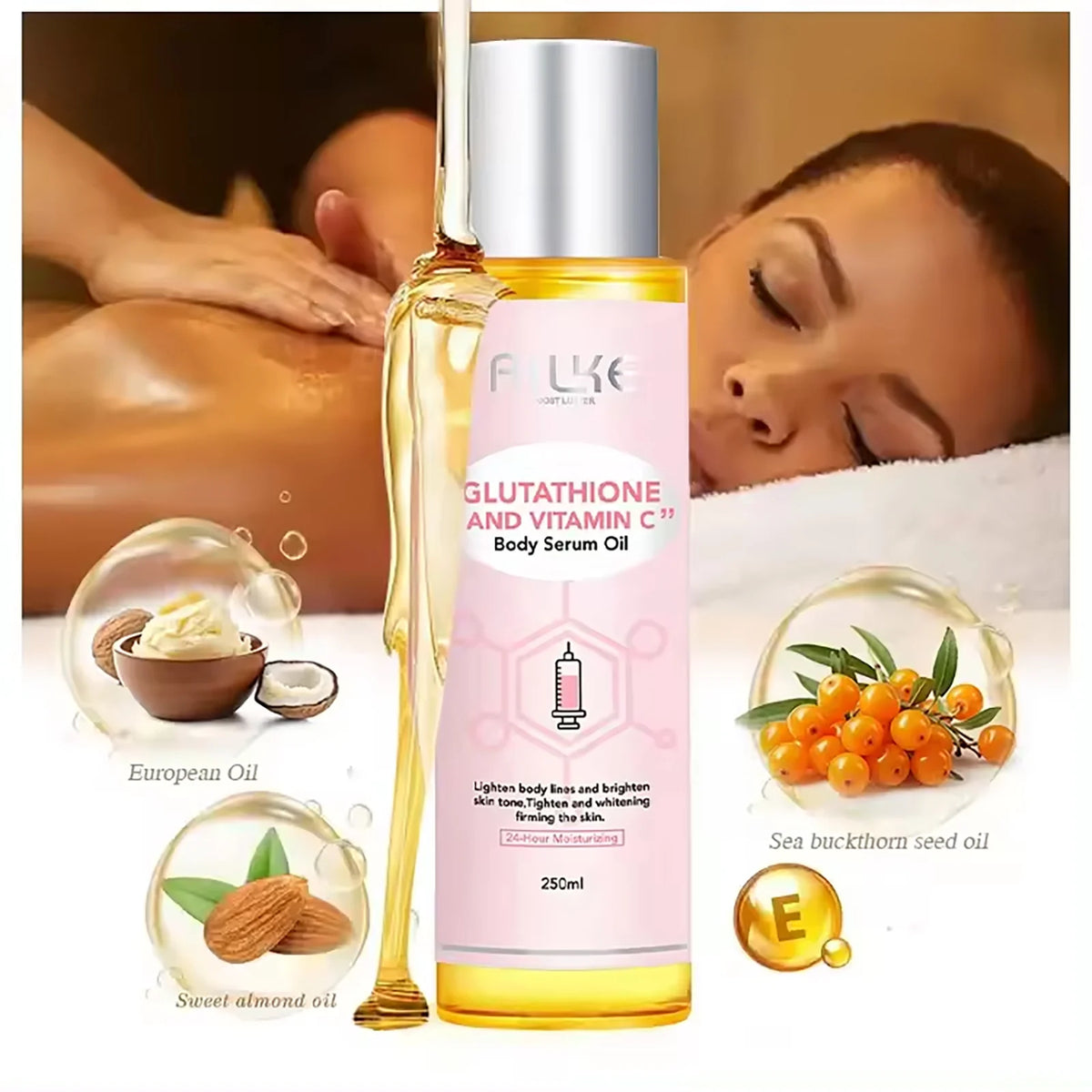 AILKE Glutathione and Vitamin C Body Care Set