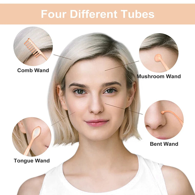 Windaily High-Frequency Facial Wand with Neon and Argon Tubes