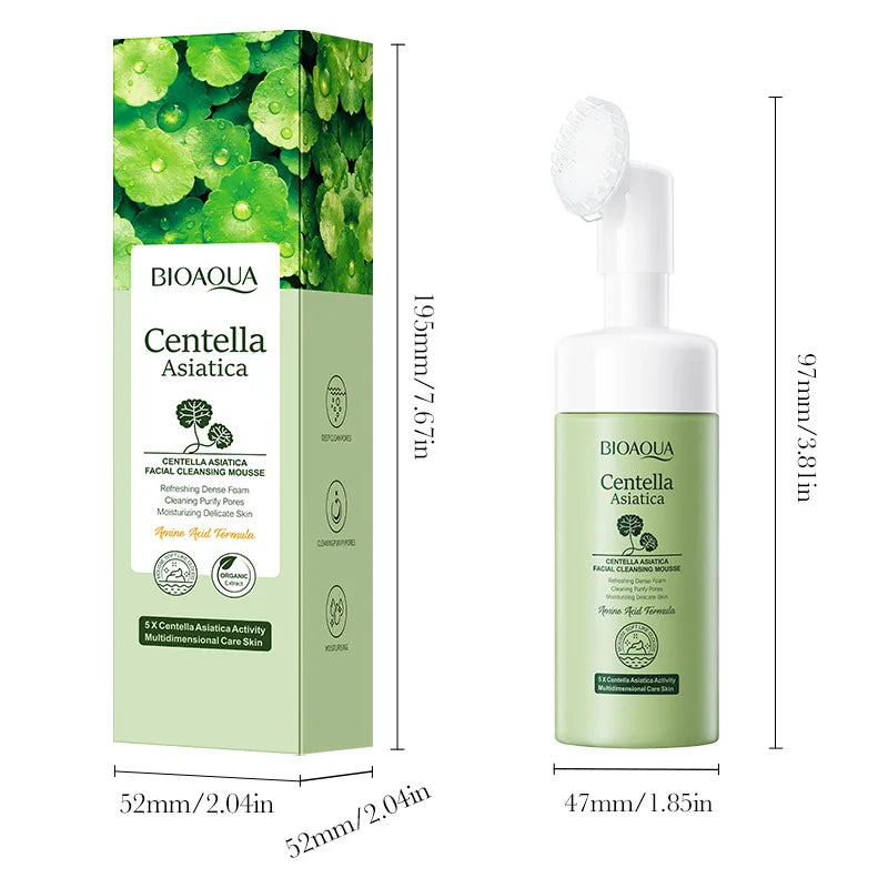 BIOAQUA Centella Asiatica Facial Cleansing Mousse with Brush