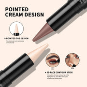 Dual-Ended Contour and Highlighter Stick