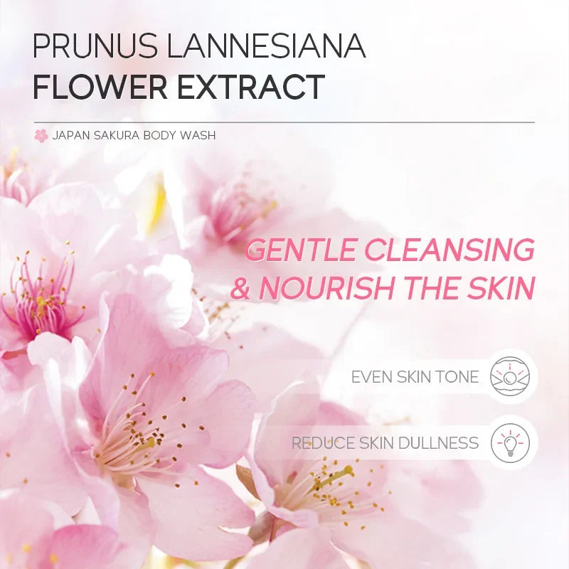 LAIKOU Sakura Shower Gel, 100ml or 200ml