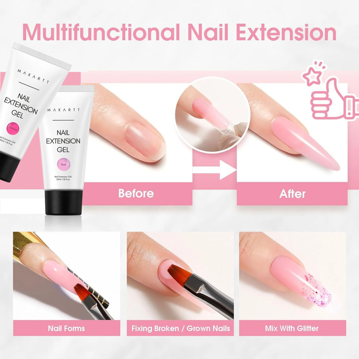 Makartt Poly Nail Extension Gel