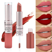 Dual-Ended Velvet Matte Lipstick and Lip Gloss