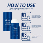 O'CHEAL Facial Cleansing and Shaving Gel Stick, 40g