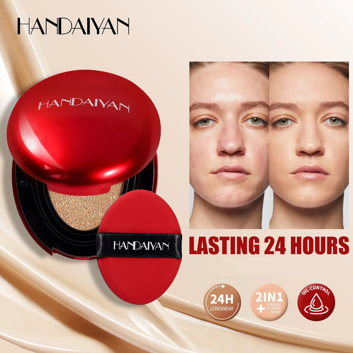 Air Cushion Foundation, 5 Shades