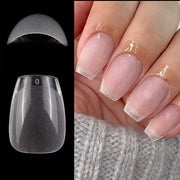 XXS Super Short Almond Press-On Nail Tips, 120-Piece Set