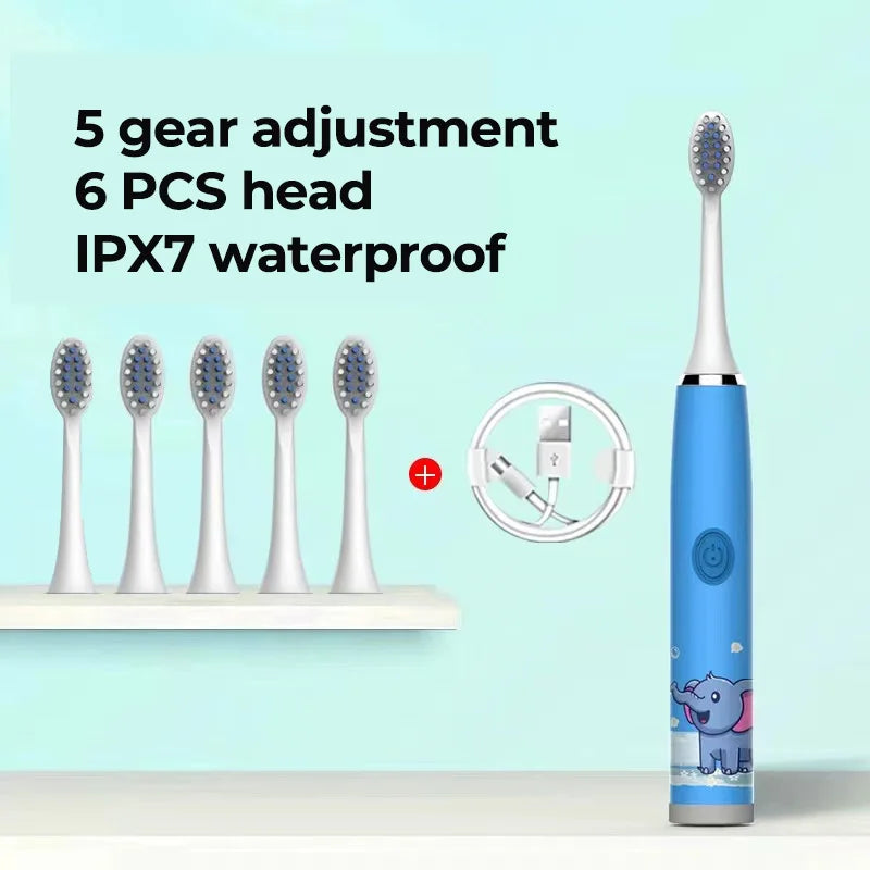 Toothink Rechargeable Electric Toothbrush for Children