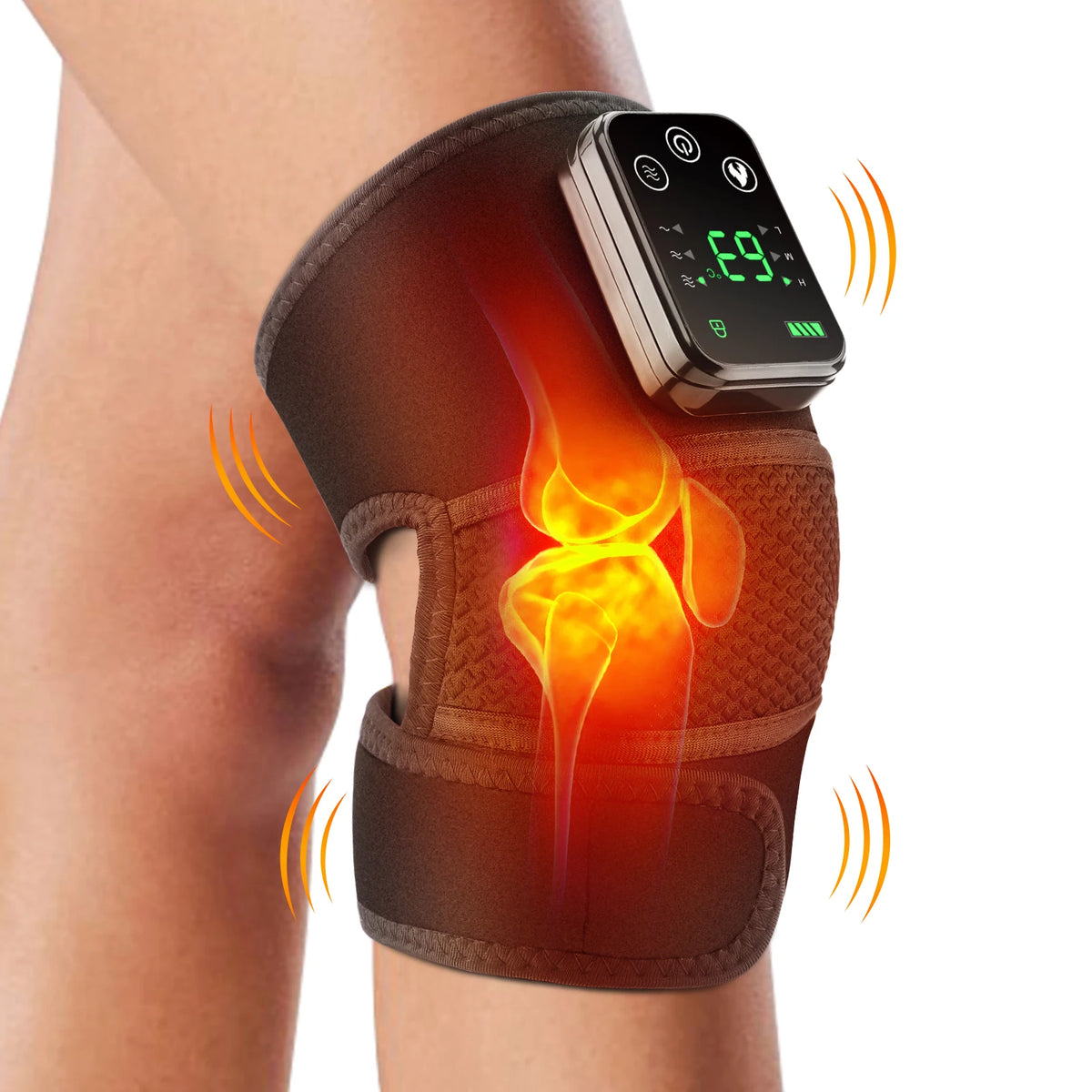 Heated Knee and Joint Massager with Vibration
