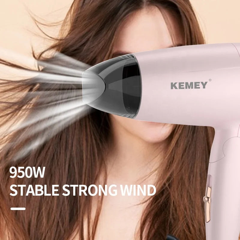 Kemei KM-6837 Foldable Hair Dryer, 950W