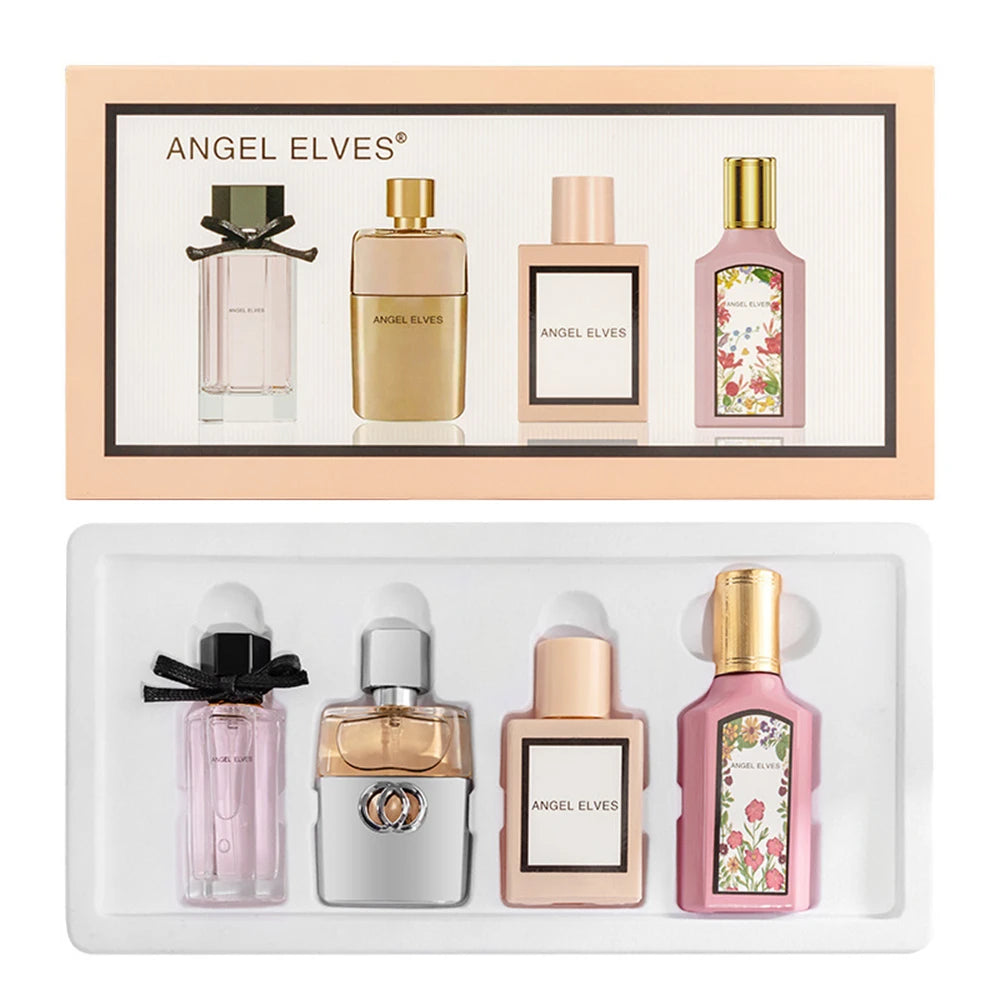 YOUFIRST Women's Floral Perfume Gift Set, 4 x 30ml