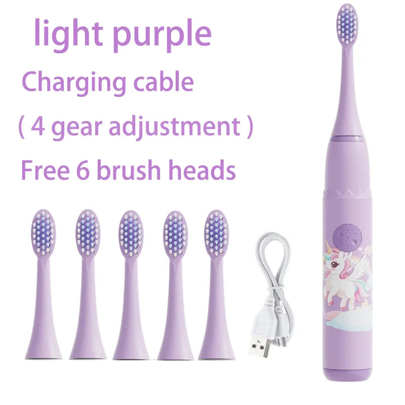 Toothink Rechargeable Electric Toothbrush for Children