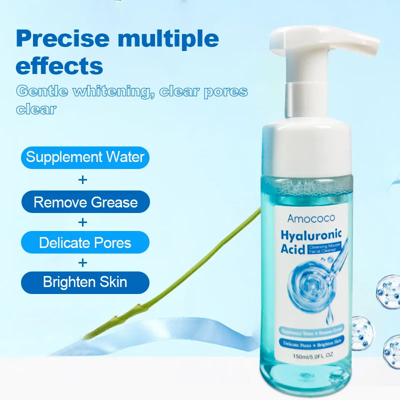 AMOCOCO Facial Cleanser Set with Compressed Towels