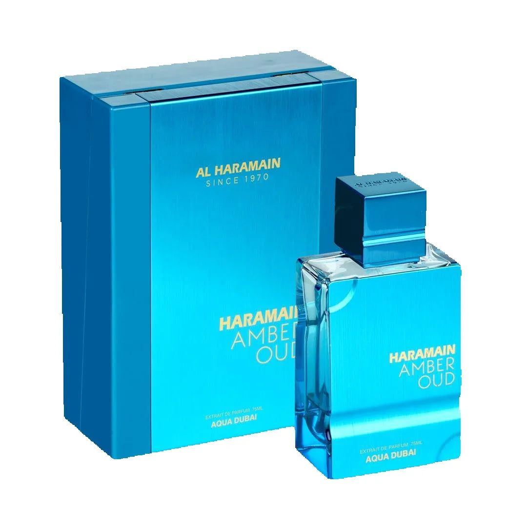 Al Haramain Amber Oud Aqua Dubai Eau de Cologne, 2.0 oz