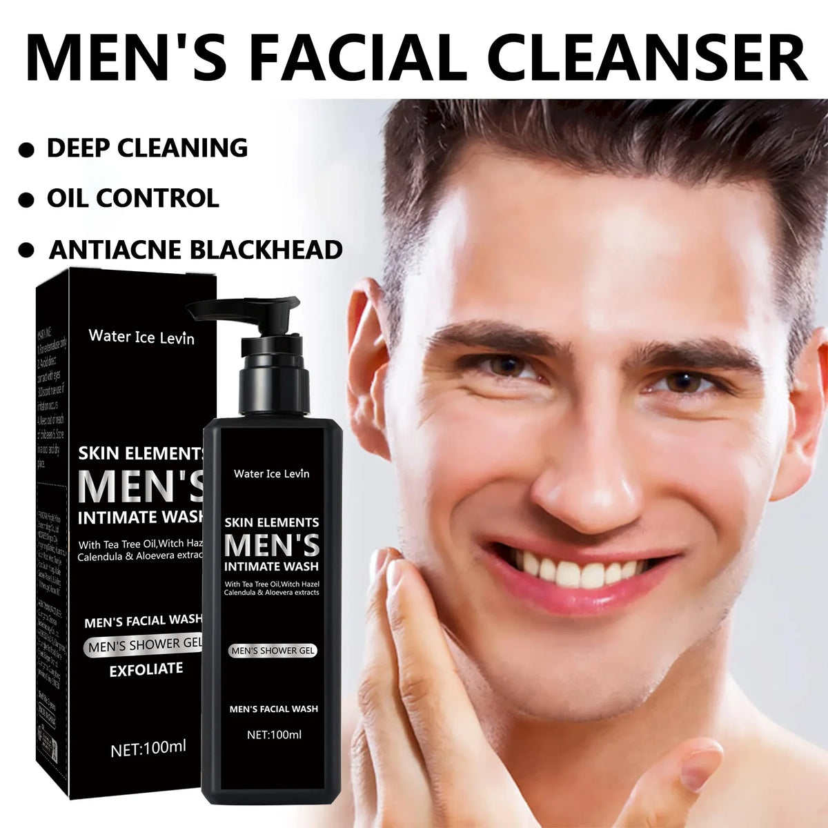 Men's Facial Cleanser, 100ml