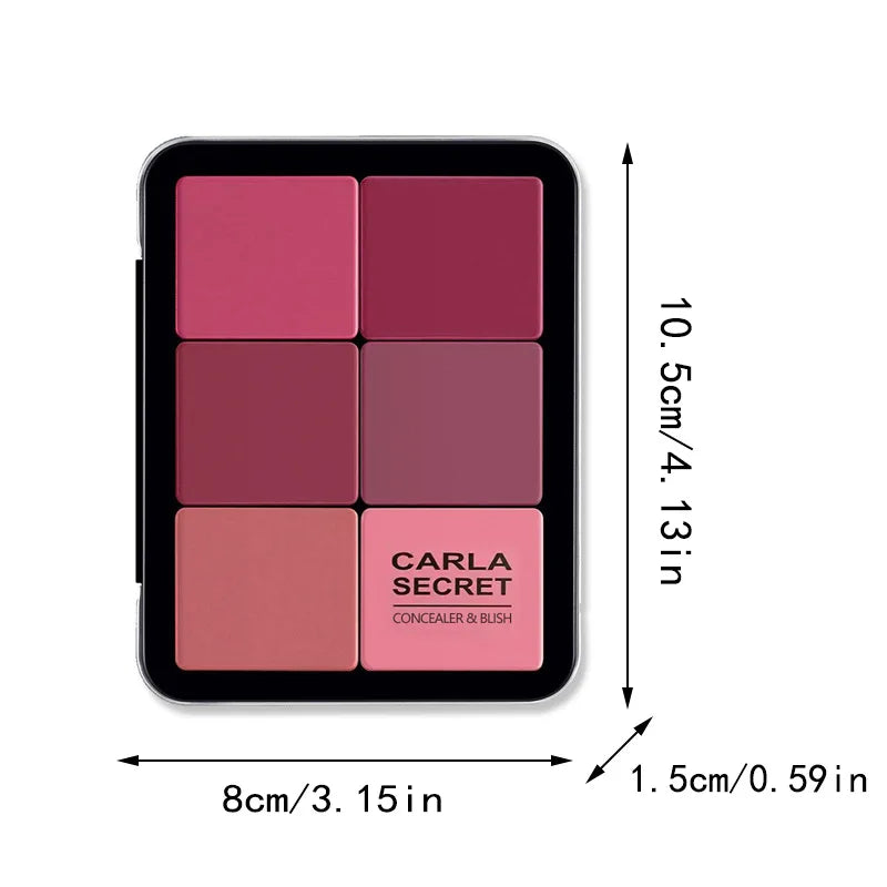 12-Color Concealer, Blush and Contour Palette