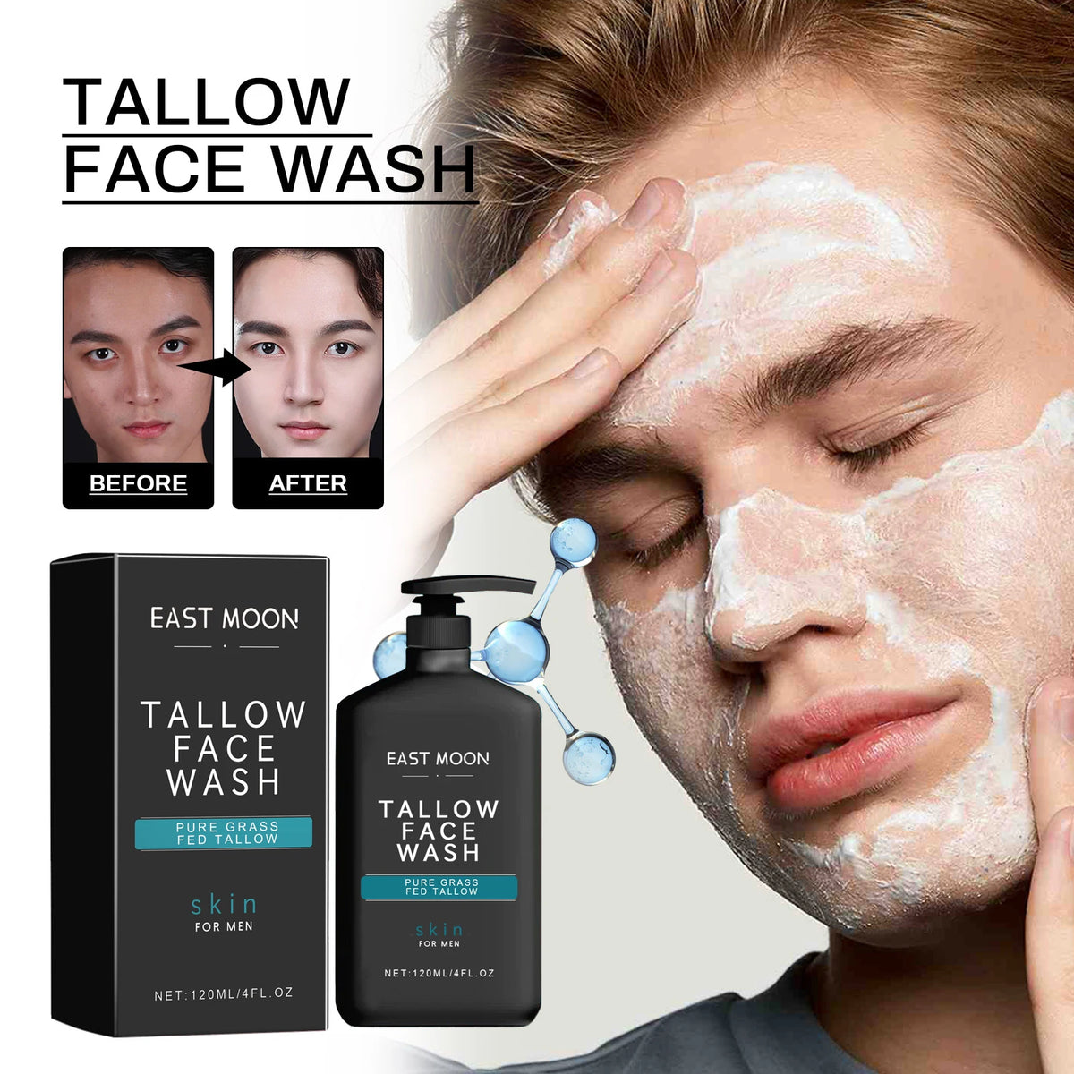 Men's Tallow Facial Cleanser