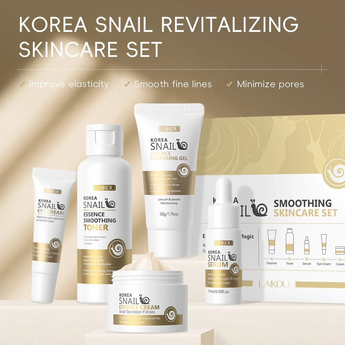 5-Piece Snail Skincare Set